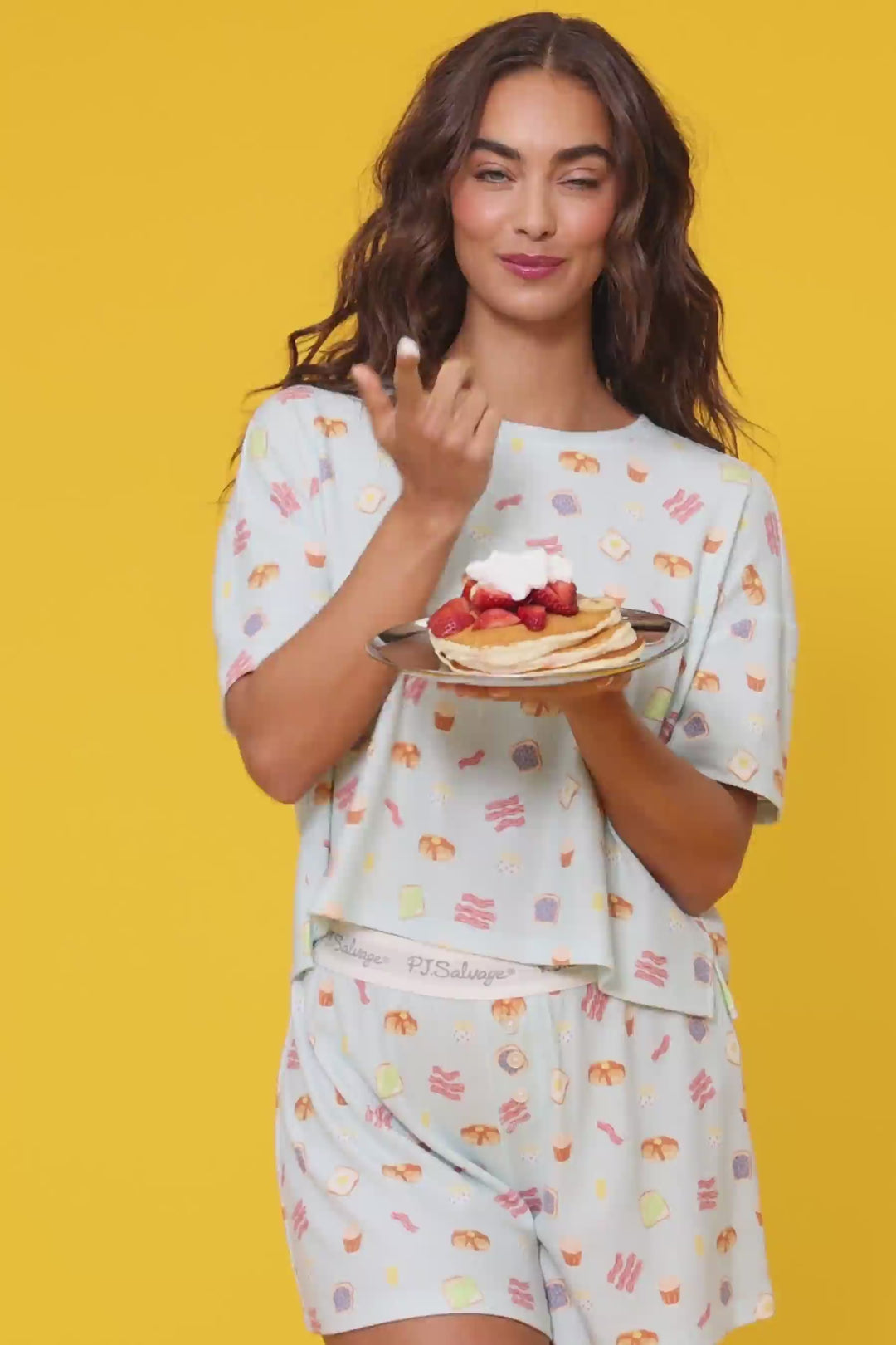 Boyfriend Boxer Sunday Brunch Short PJ Set