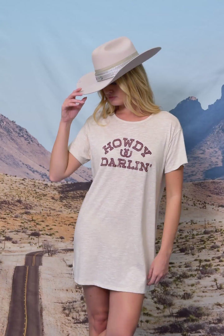 Saddle Up Howdy Darlin Nightshirt