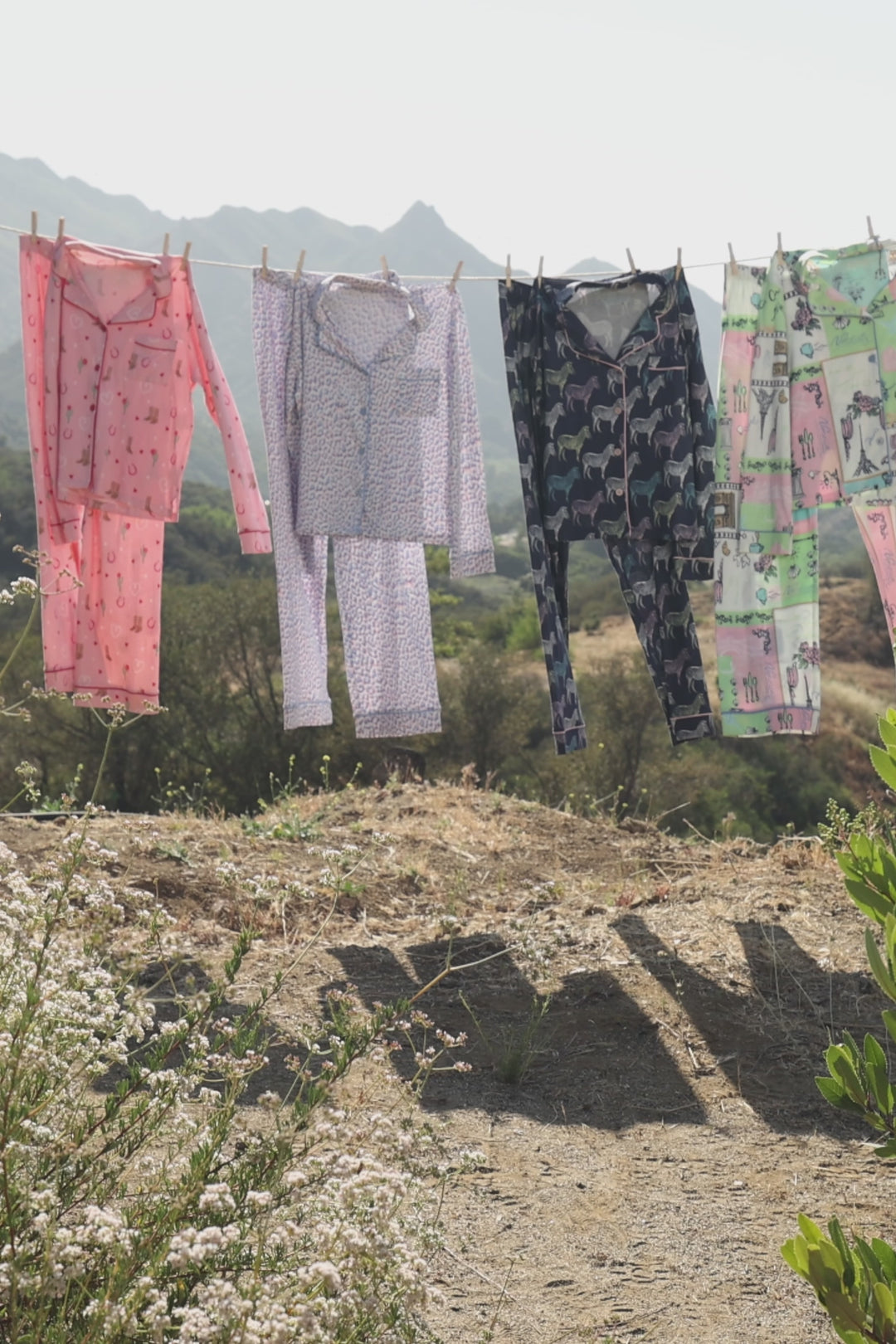 Whimsy Technicolor Safari PJ Set