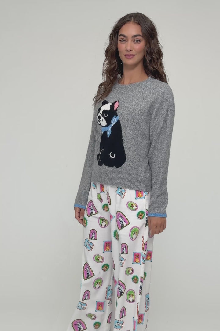 Picture Purrfect Cat & Dog Portraits Flannel Pajama Pants