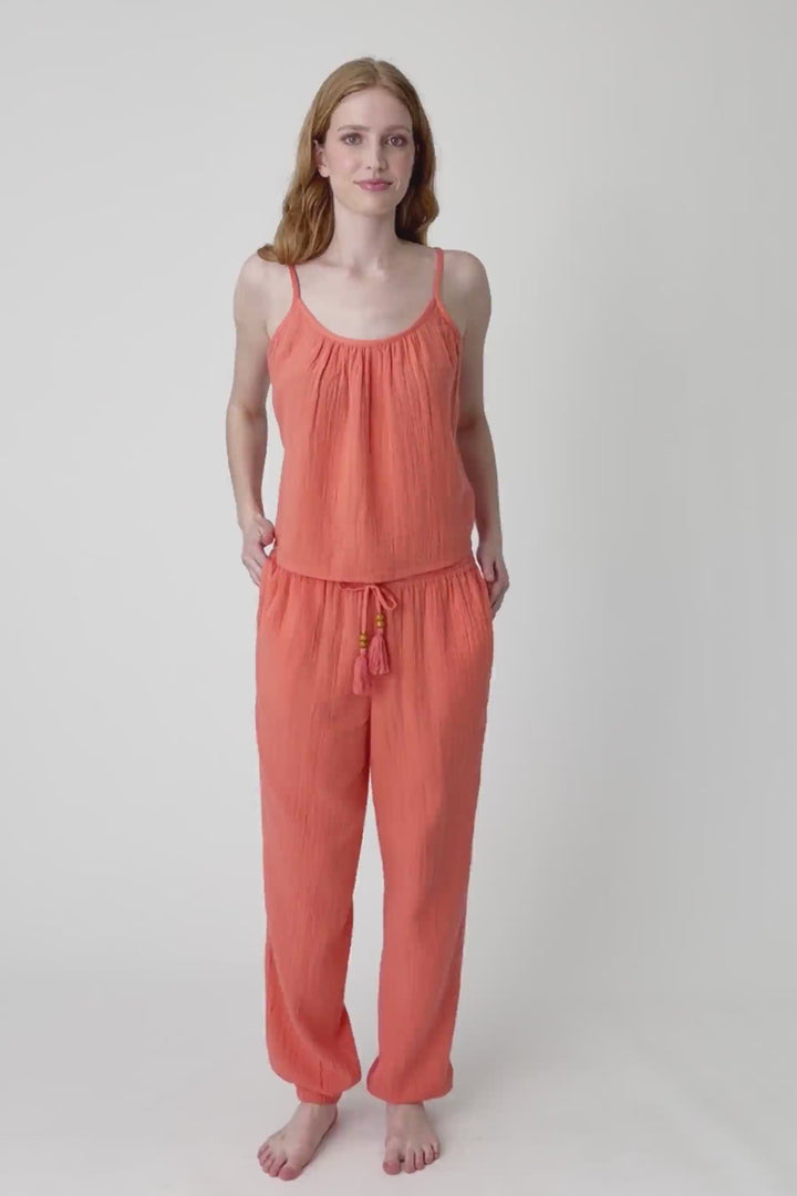 Sea You in Capri Hot Coral Cami