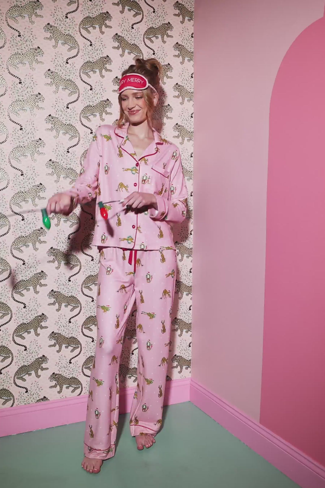 Very Merry Wild for the Holidays 3-Piece PJ Set