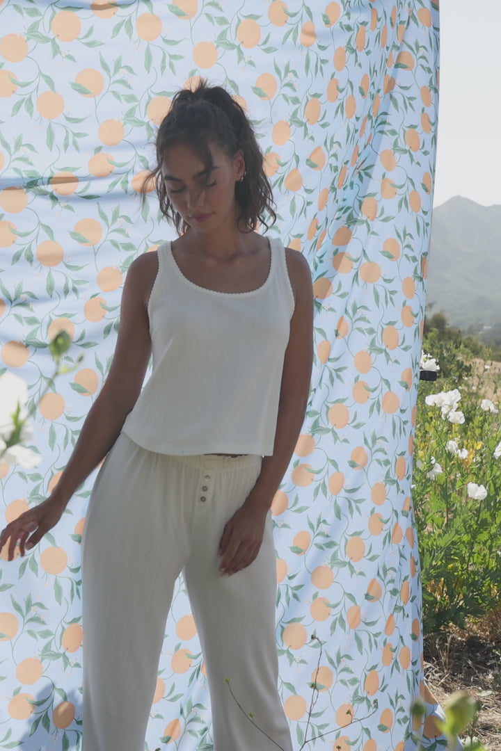 Pointelle Essentials Ivory PJ Set