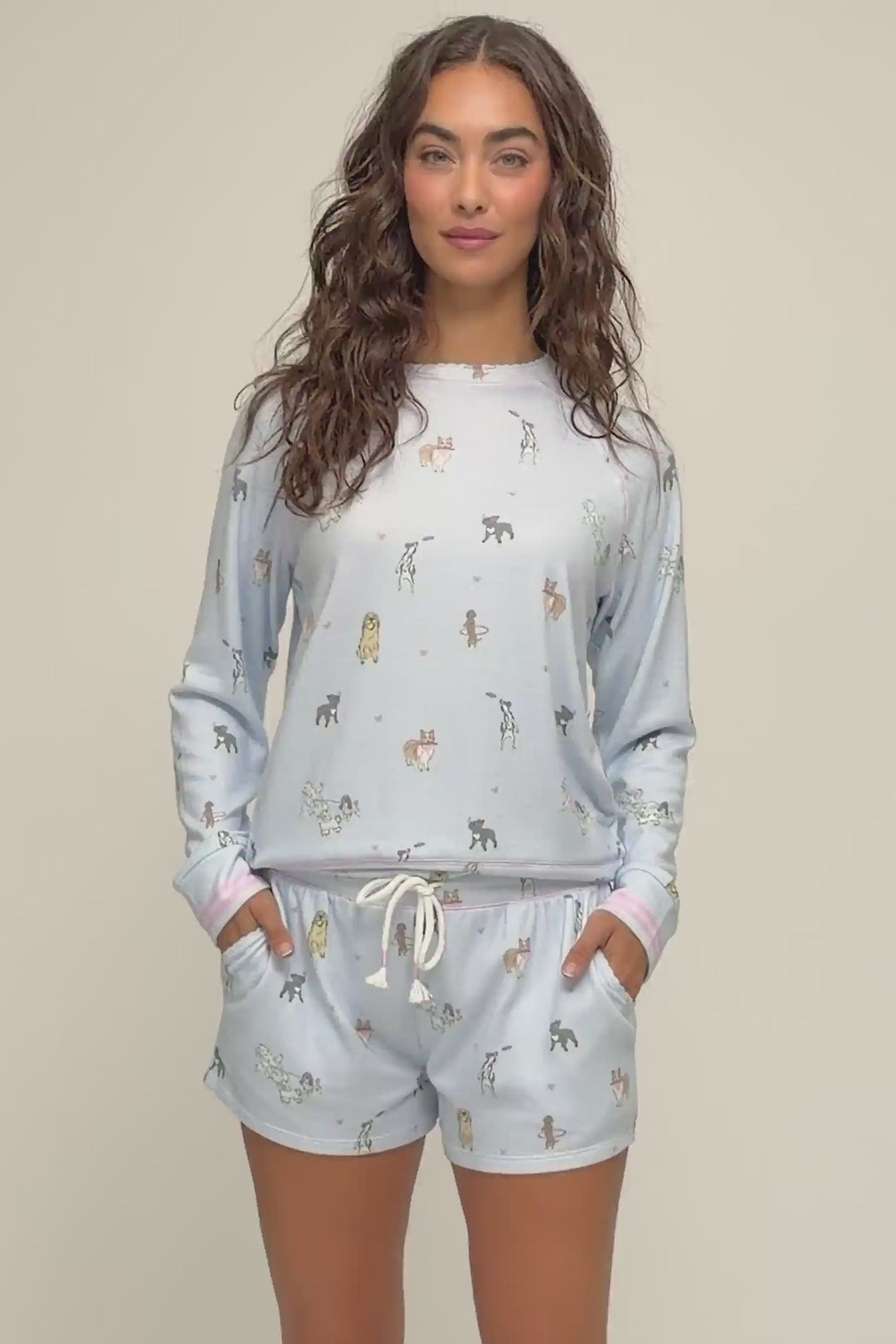 Bark Park Fetch & Frolic Long Sleeve Top