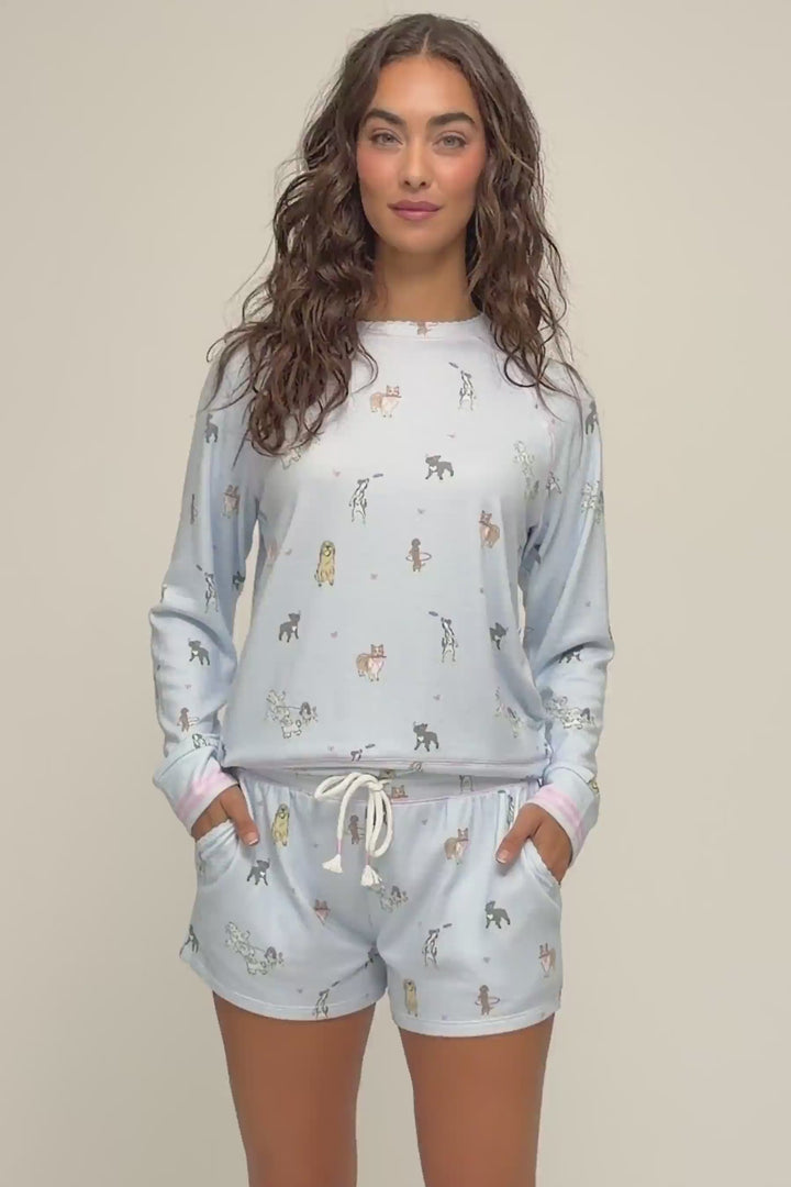 Bark Park Fetch & Frolic Long Sleeve Top