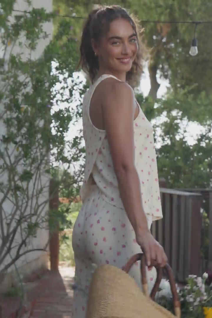 For the Mamas Butter Blooms Long PJ Set