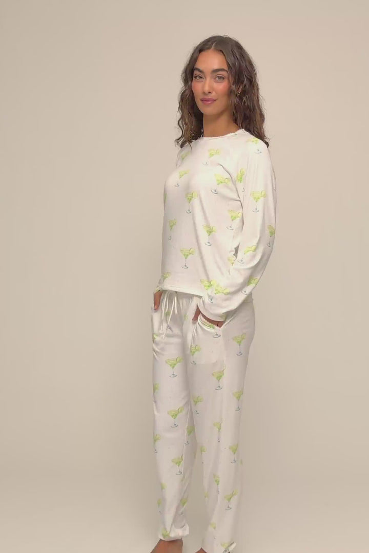 Margarita Mama Spicy Sips Banded Pants