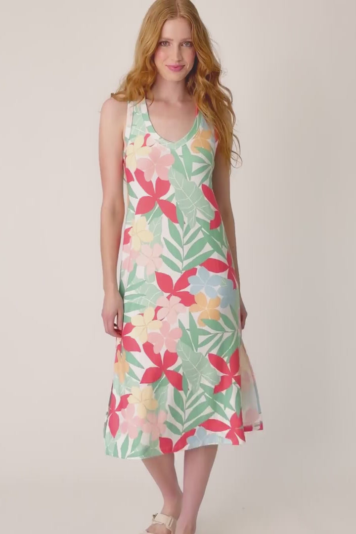 The Coastal Club Sunset Blooms Dress
