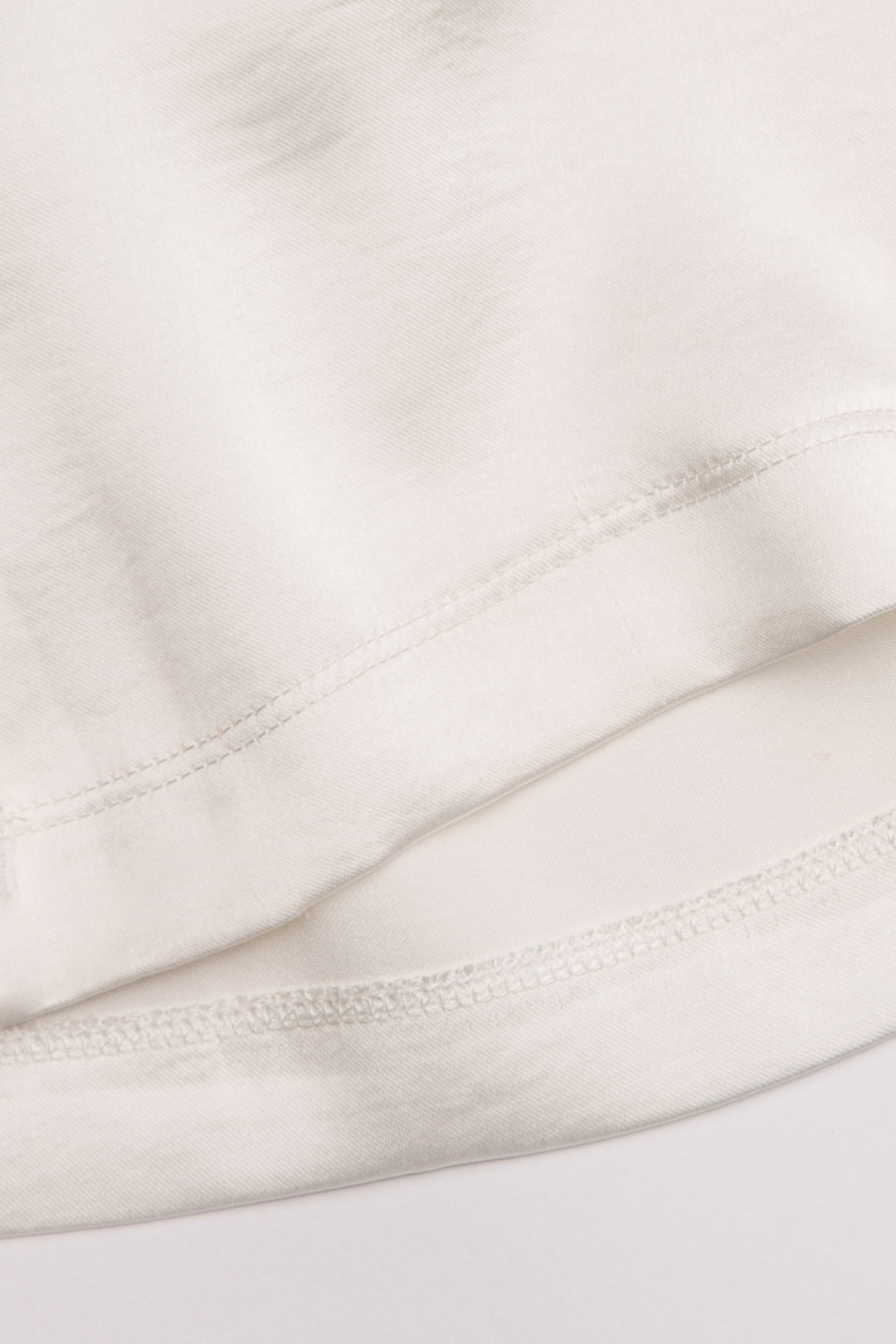 White slip dress in aloe-infused woven faux silk. Includes shelf bra for comfort. (7125190606948)