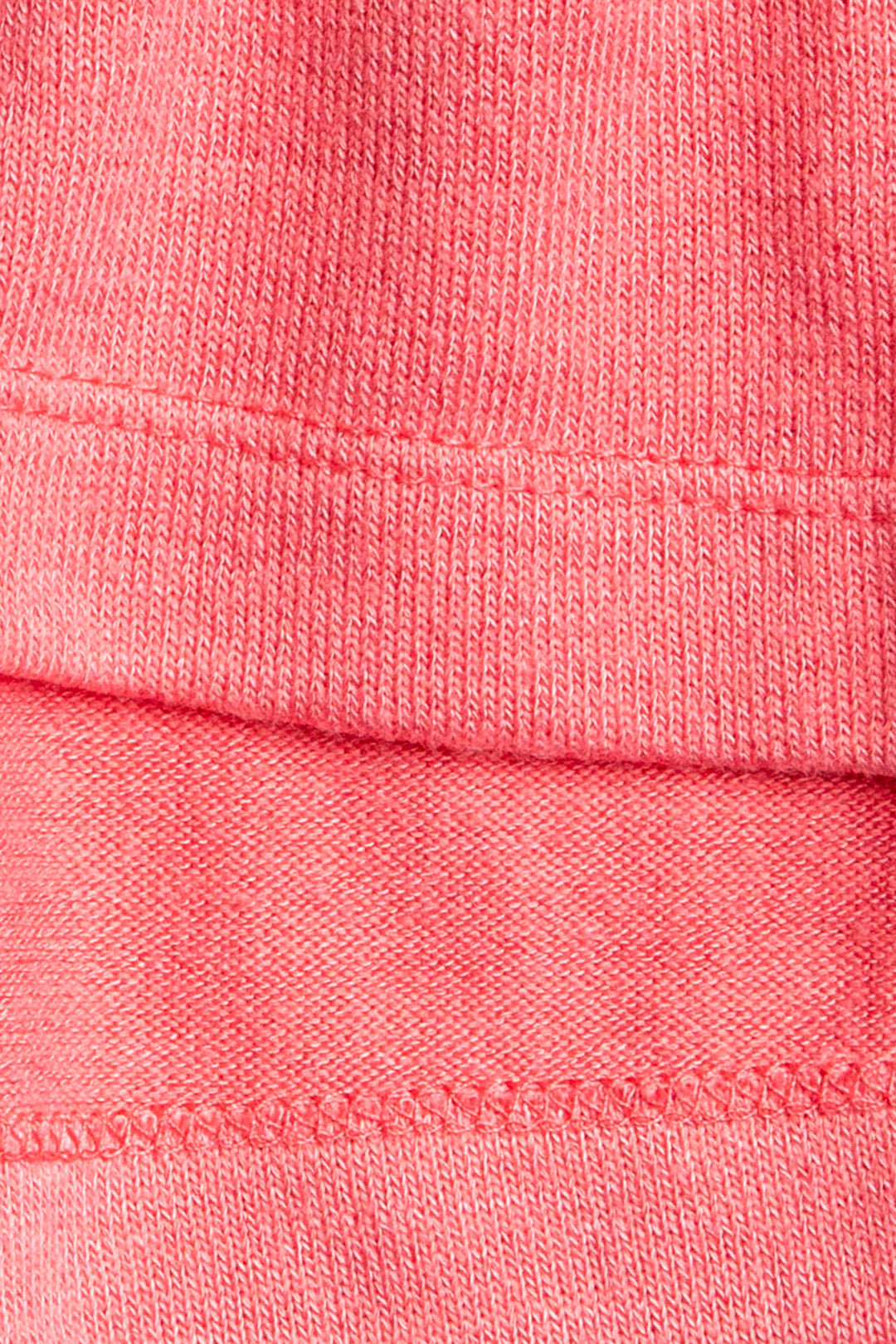 Coral pink racer-back tank top & sleep short set in soft Repreve jersey knit. (7122610651236)