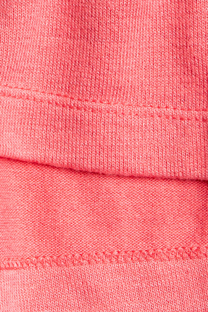 Bright coral-pink sleep tank in fine jersey Repreve knit.  (7122611372132)