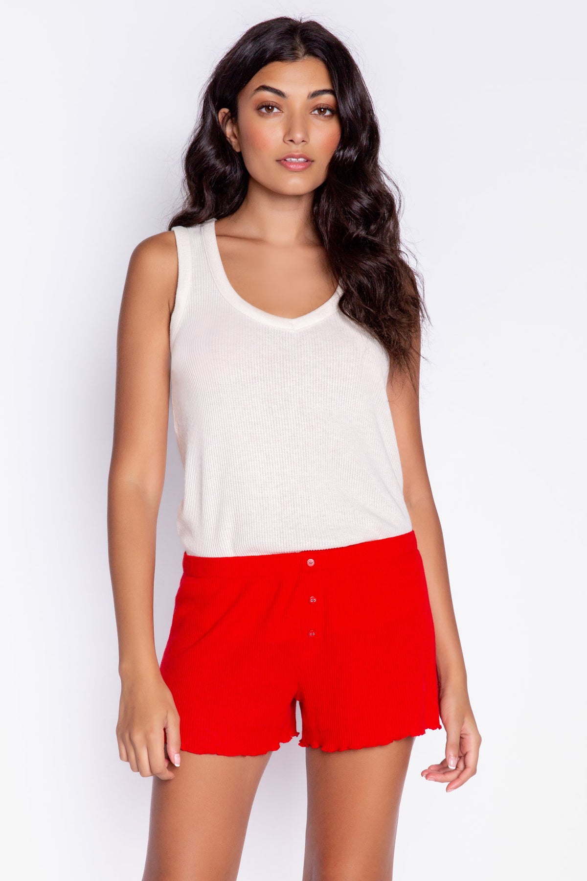 Women s Classic Red Lounge Shorts P.J. Salvage
