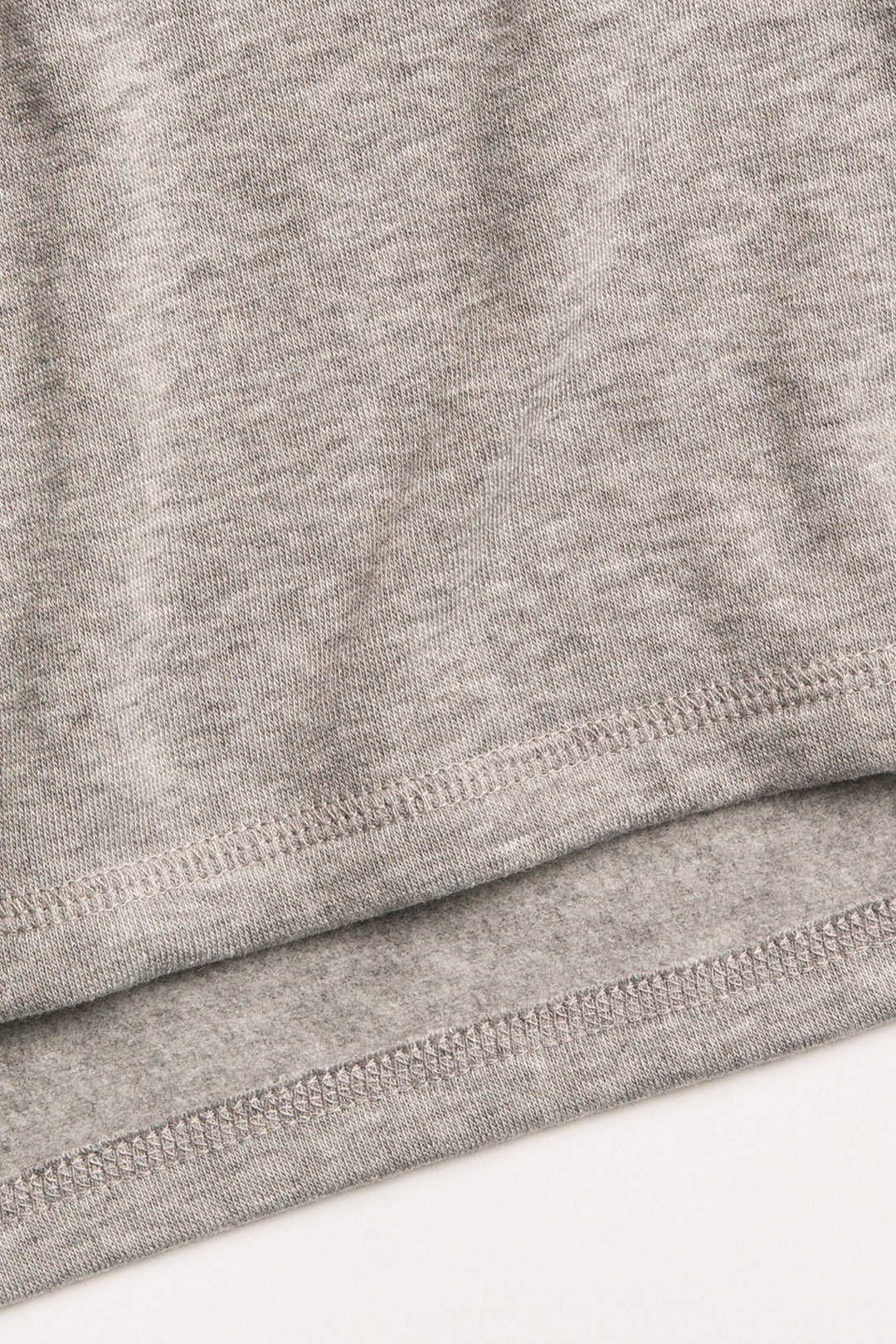 Grey fleece pullover top with embroidered "Boots & Bandanas" on chest. (7231868174436)