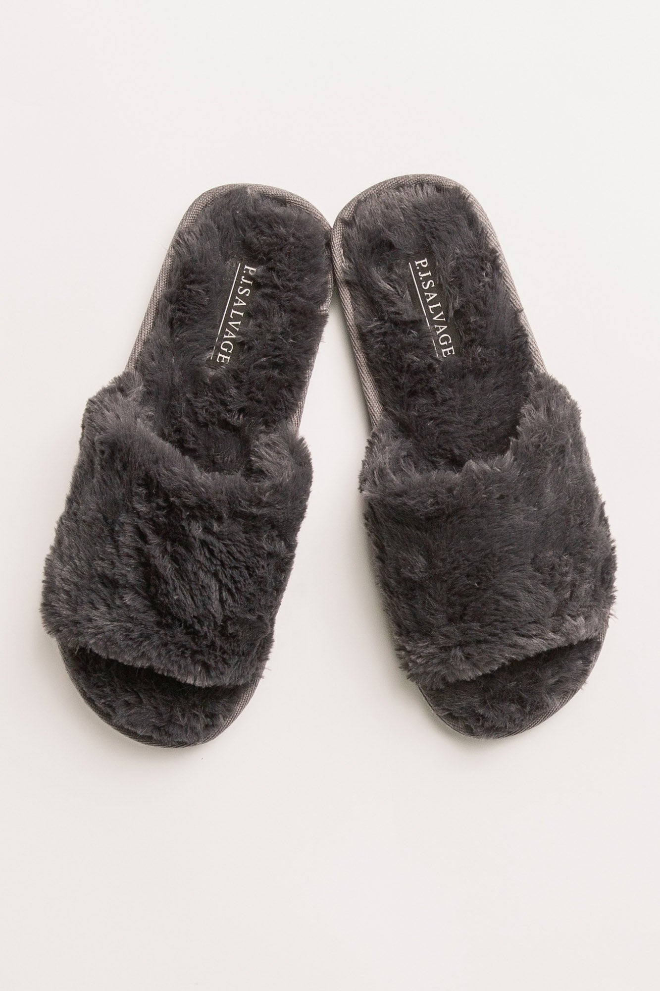 Aerie Fur Scruff Slippers