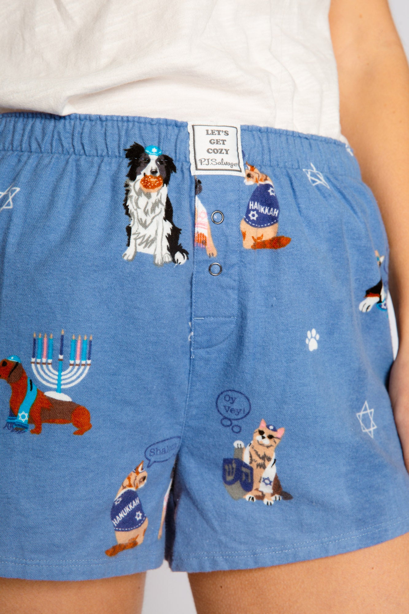 Pj salvage flannel shorts hotsell