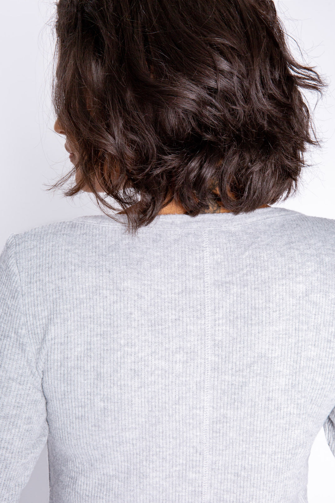 Textured Essentials Long Sleeve Top (6612551073892)