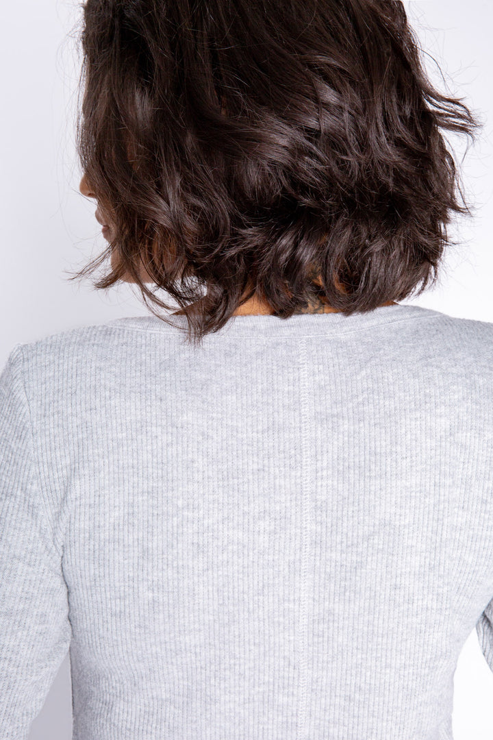 Textured Essentials Long Sleeve Top (6612551073892)